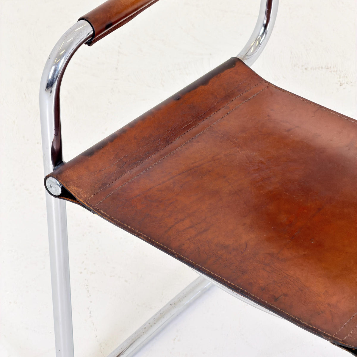 Mid century Bauhaus Matteo Grassi MG5 Cantilever Armchairs by Mart Stam, Italy, 1980s – Model B34