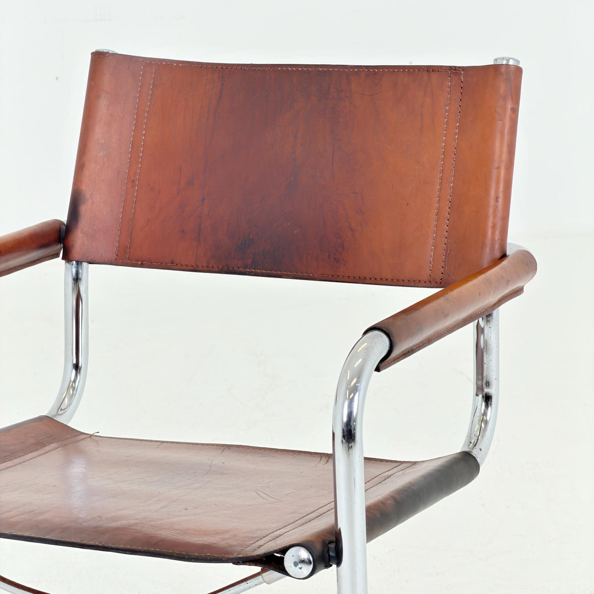 Mid century Bauhaus Matteo Grassi MG5 Cantilever Armchairs by Mart Stam, Italy, 1980s – Model B34