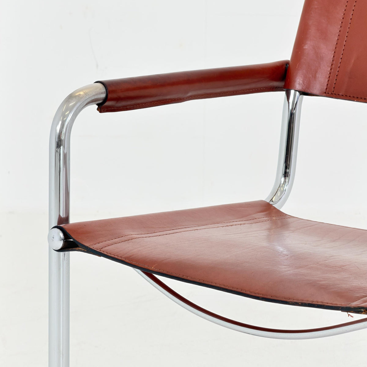 Mid-Century Bauhaus B34 Cantilever Chairs by Mart Stam for Linea Fiam, Italy, 1980s