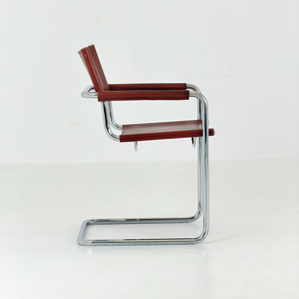 Mid-Century Bauhaus B34 Cantilever Chairs by Mart Stam for Linea Fiam, Italy, 1980s