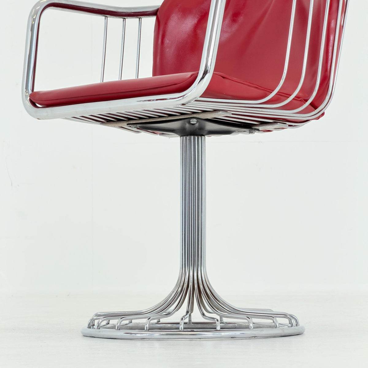 1 of 2 Mid-Century Cantilever Armchairs by Gastone Rinaldi for RIMA, Italy, 1970s