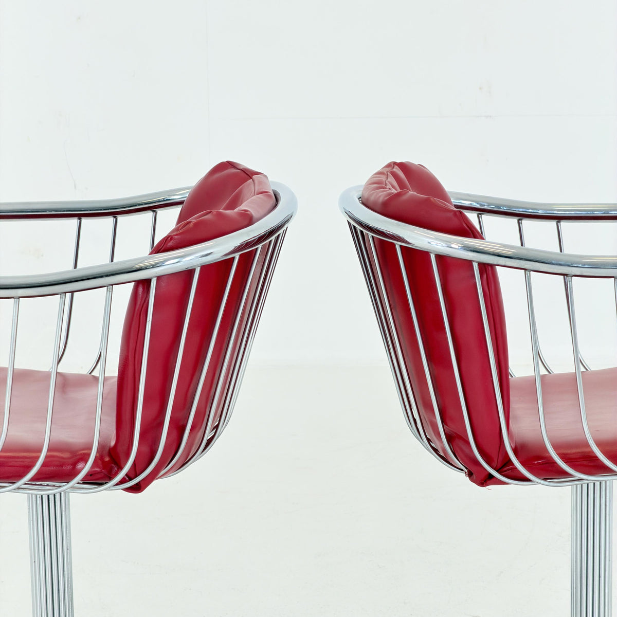 1 of 2 Mid-Century Cantilever Armchairs by Gastone Rinaldi for RIMA, Italy, 1970s