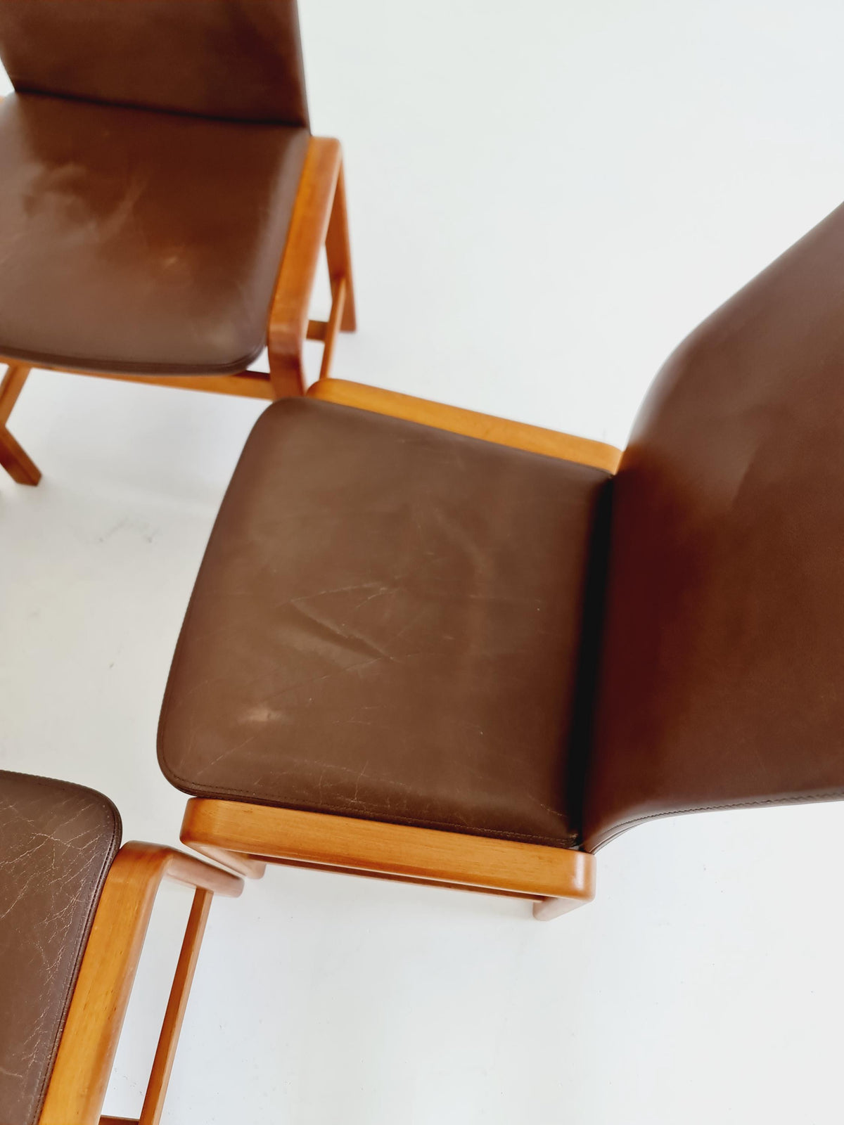 Midcentury teak Dining chairs by I.Olsen&Son Möbelfabrik 1970s, set of 4