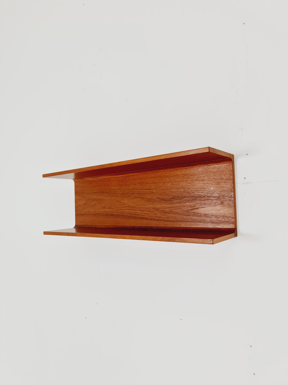 Danish Rare Solid Teak Floating shelf BY Pedersen & Hansen 1960s
