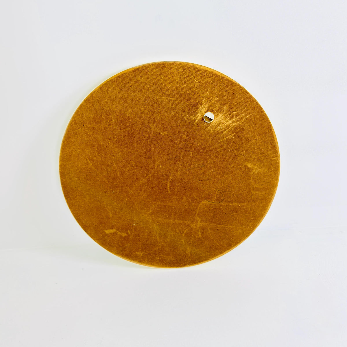 Space Age Mid-Century Round Wall Mirror, 1970s German Modernist Mirror, Vintage Circular Mirror, Retro Wall Decor, Germany