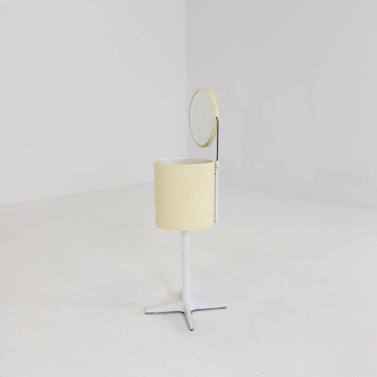 Mid century white vanity / make up table - by Bremshey & Co.Germany 1970s