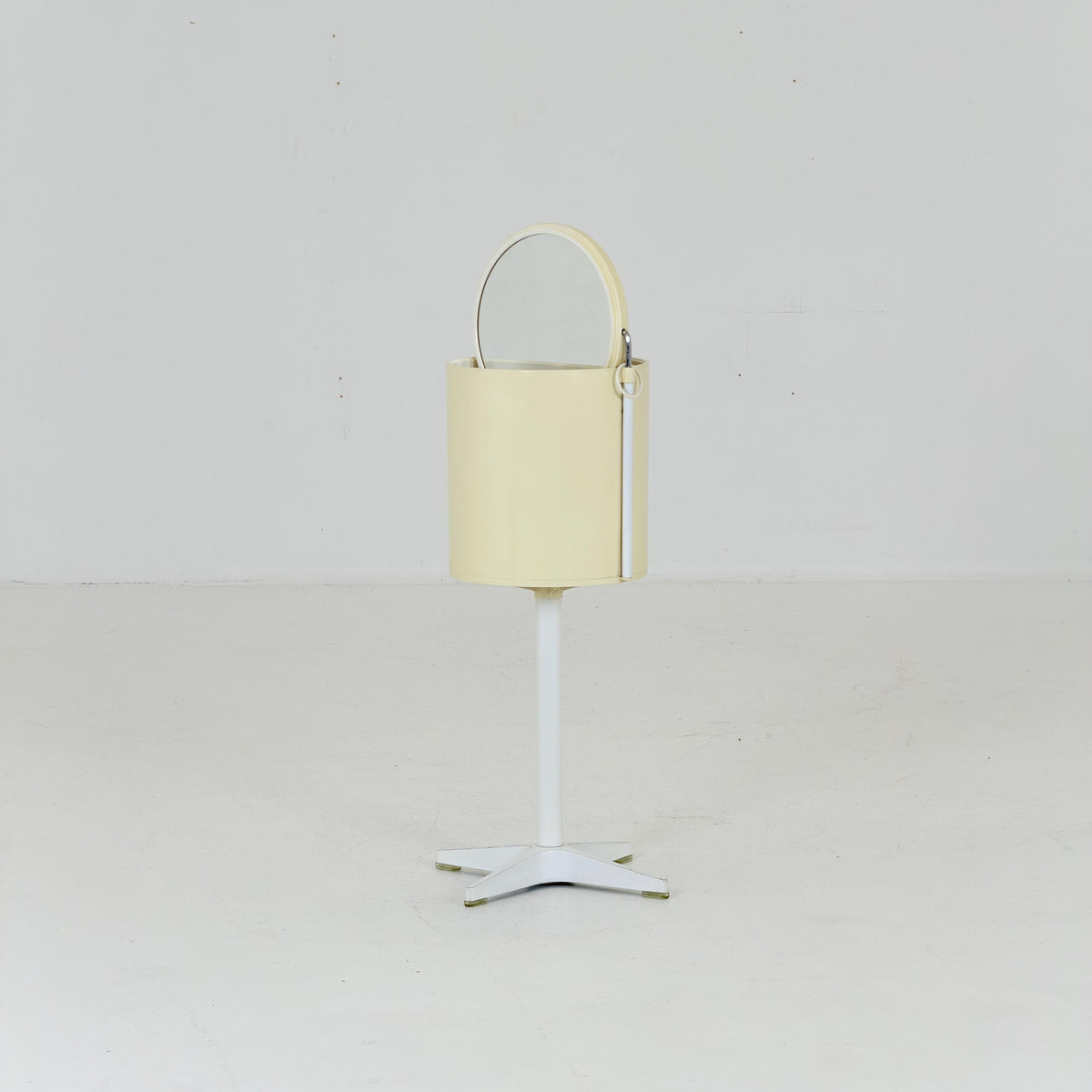 Mid century white vanity / make up table - by Bremshey & Co.Germany 1970s