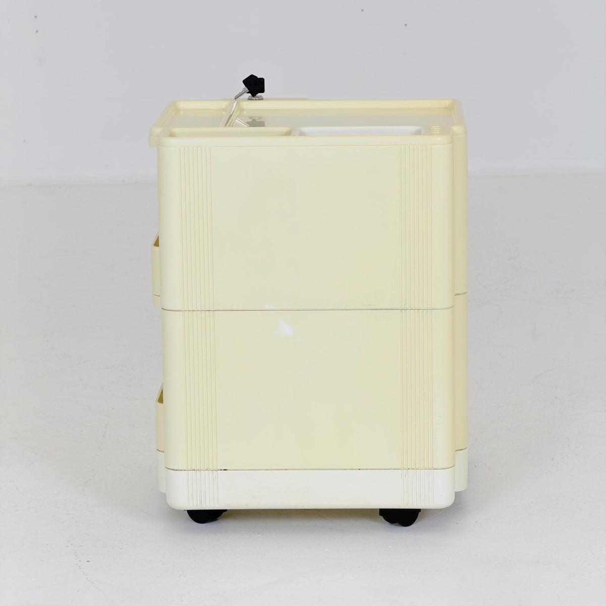 Rare Neolt Superstile Organizer Trolley | Italian Mid Century Storage Cart | Vintage ABS Office Design 1970s.