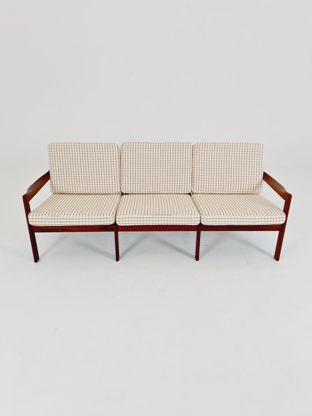 Mid century Sofa by Illum Wikkeslo Eilersen in solid teak, 1960s,