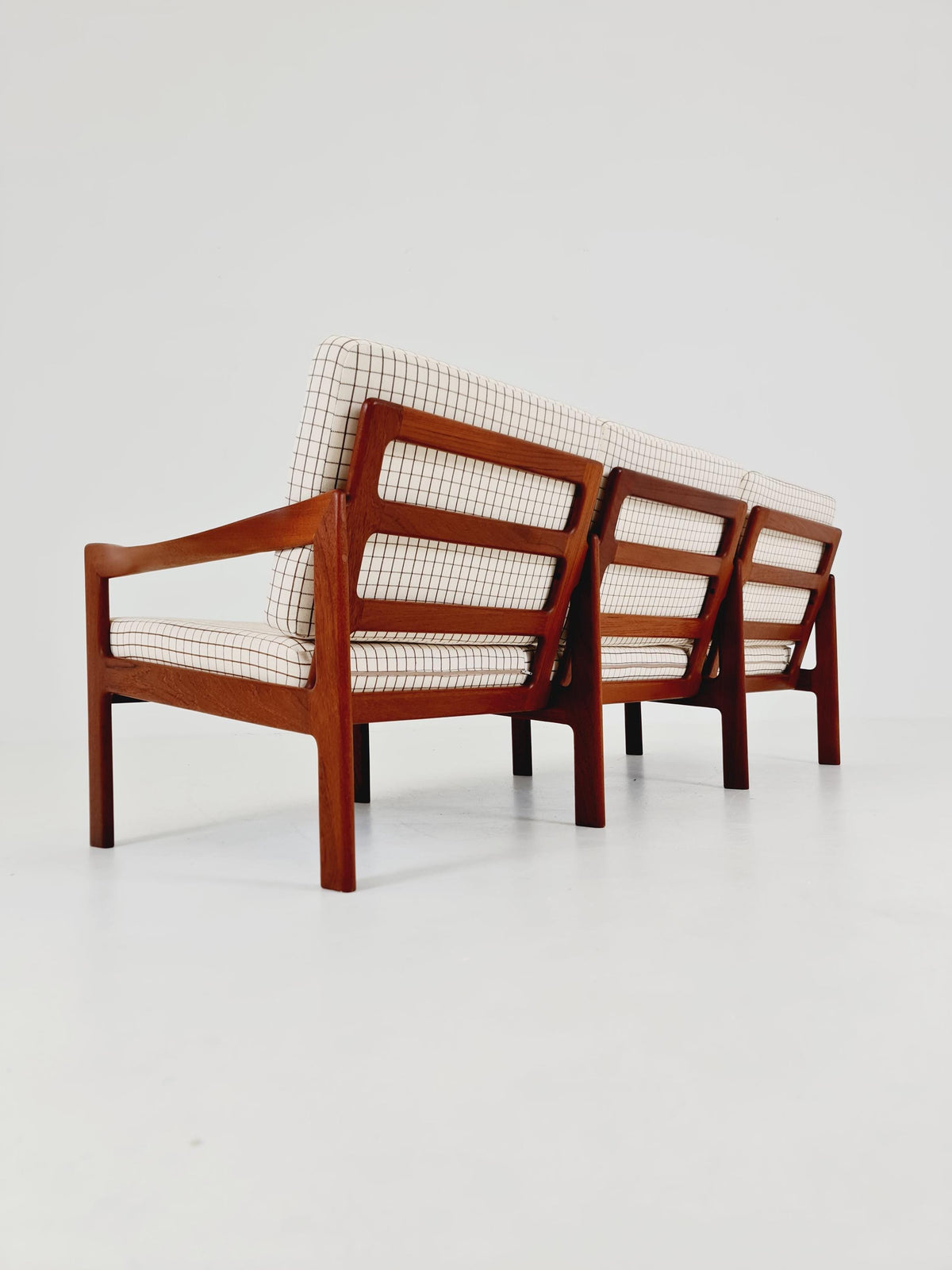 Mid century Sofa by Illum Wikkeslo Eilersen in solid teak, 1960s,