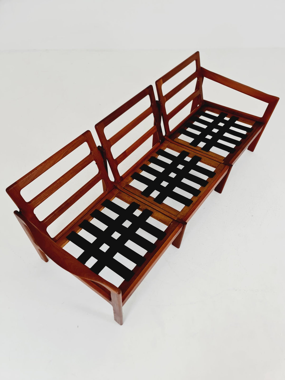 Mid century Sofa by Illum Wikkeslo Eilersen in solid teak, 1960s,