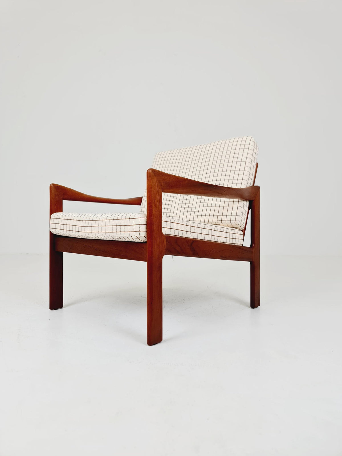 Mid century Sofa Lounge chair by Illum Wikkeslo Eilersen in solid teak, 1960s,