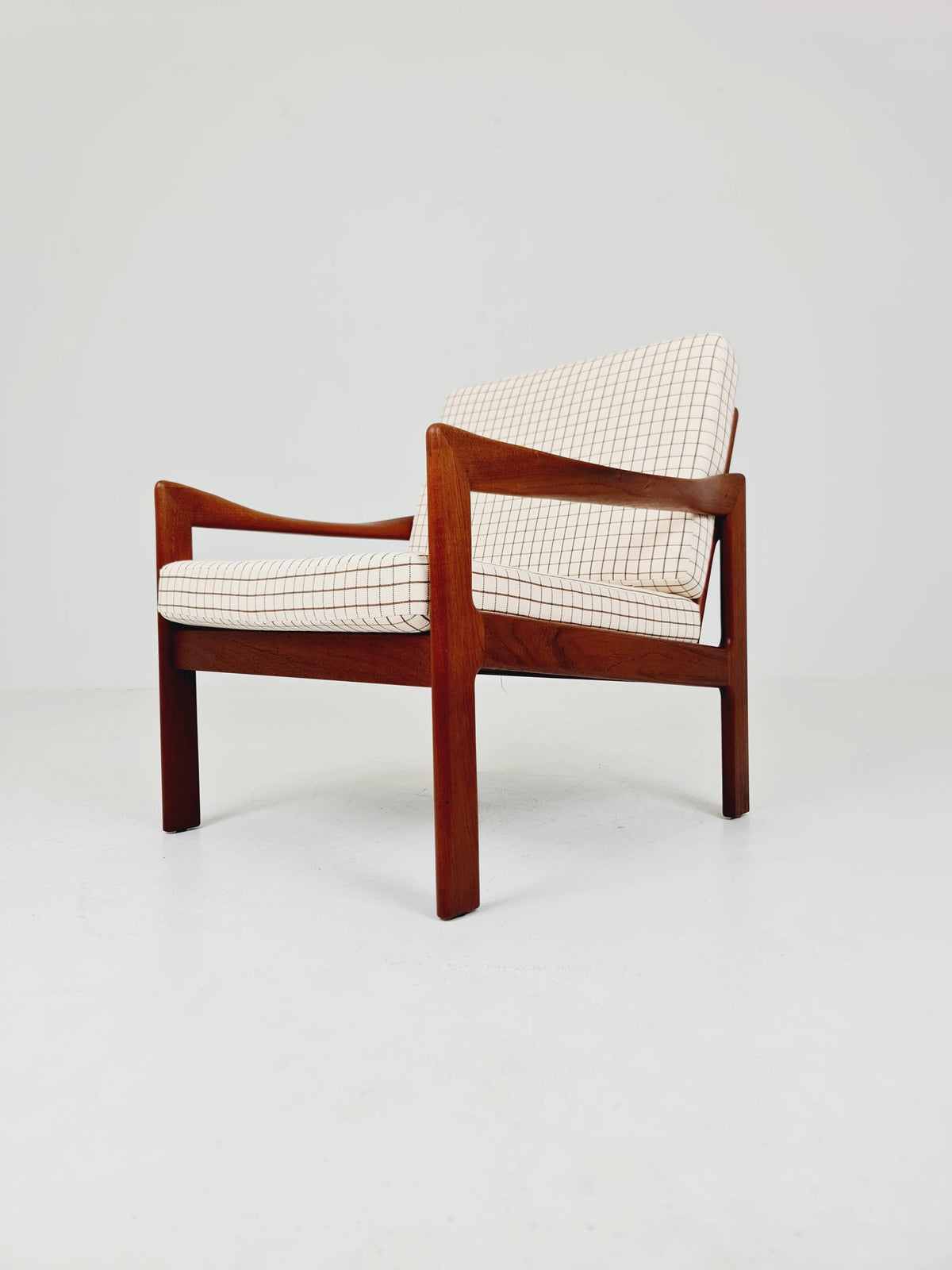 Mid century Sofa Lounge chair by Illum Wikkeslo Eilersen in solid teak, 1960s,