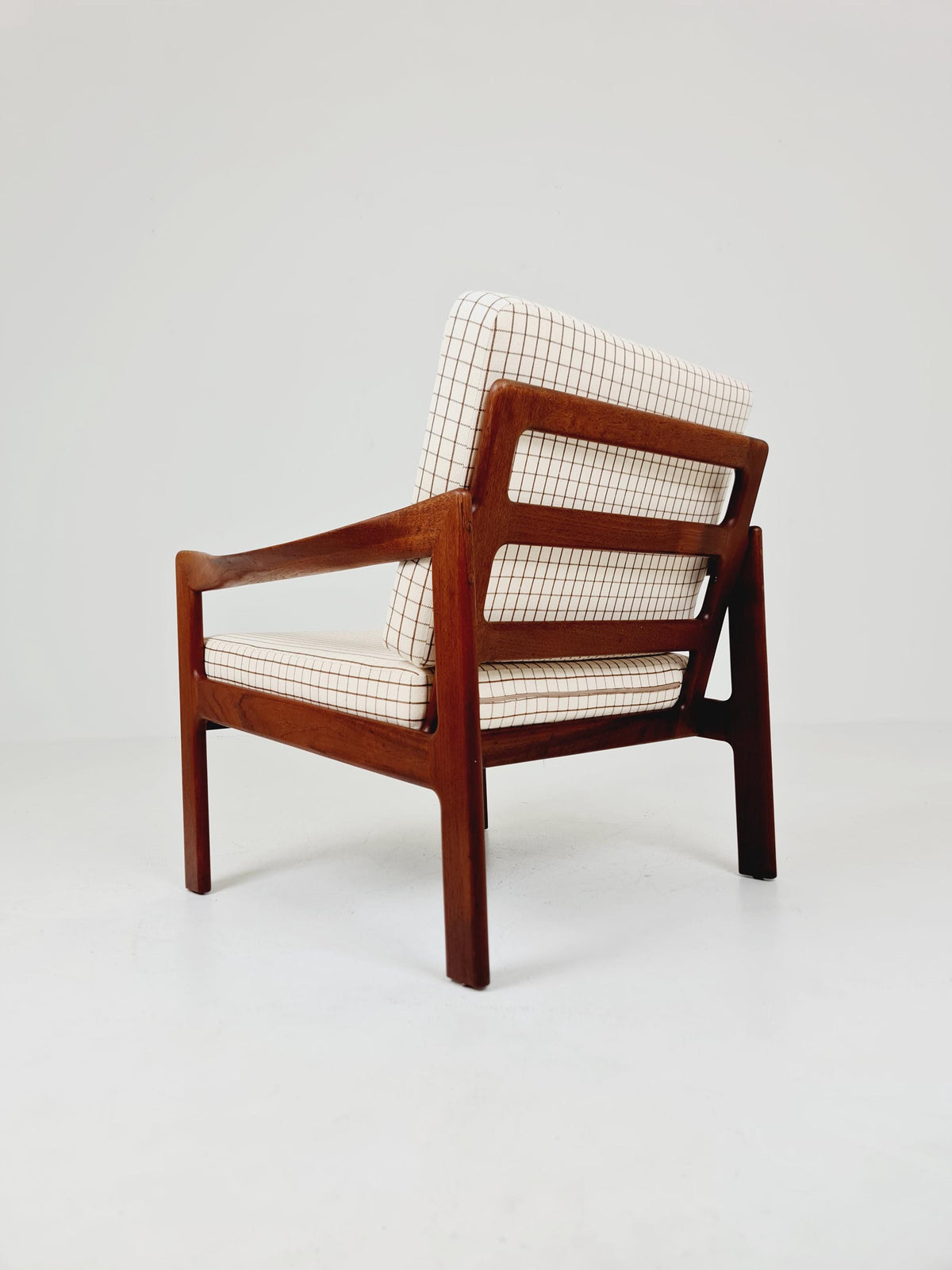 Mid century Sofa Lounge chair by Illum Wikkeslo Eilersen in solid teak, 1960s,