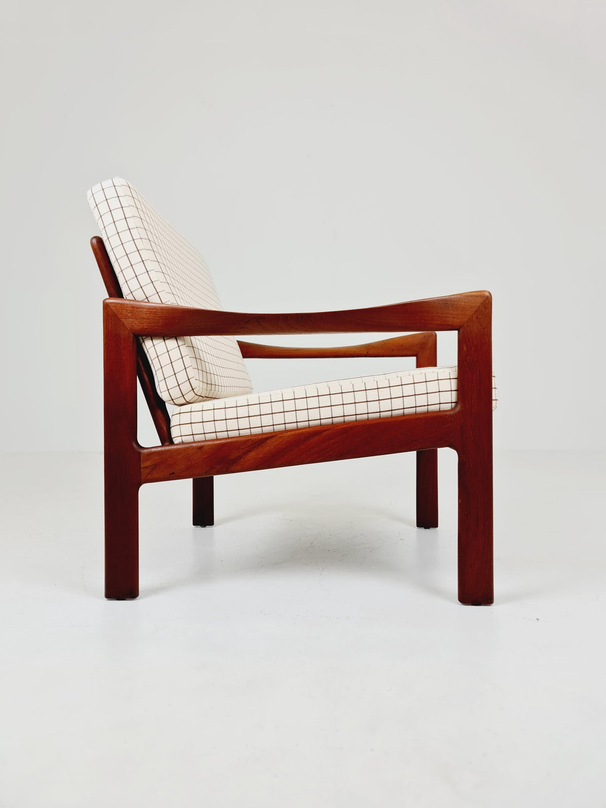 Mid century Sofa Lounge chair by Illum Wikkeslo Eilersen in solid teak, 1960s,