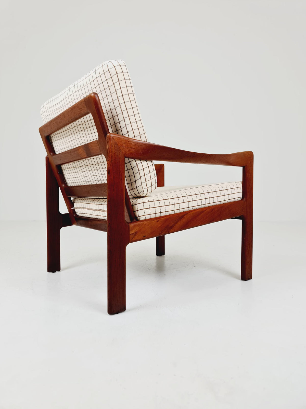 Mid century Sofa Lounge chair by Illum Wikkeslo Eilersen in solid teak, 1960s,