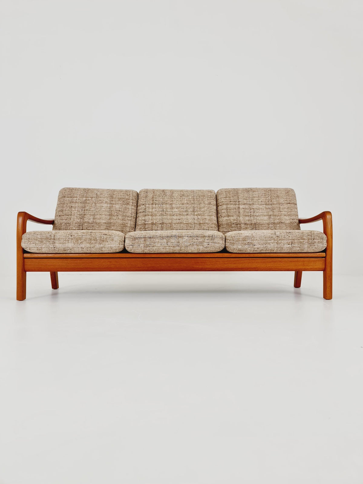 Mid-century Rare Danish teak lounge sofa/ Easy sofa /daybed BY Juul christiansen for JK Denmark , 1960s