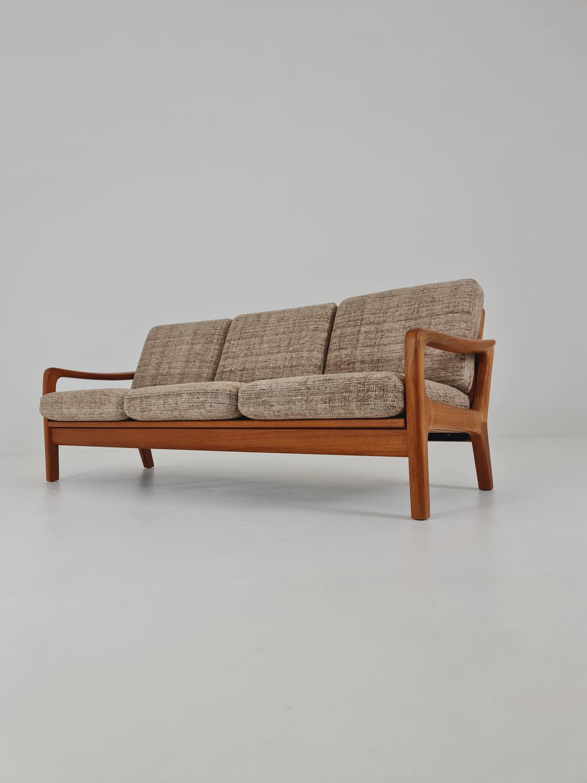 Mid-century Rare Danish teak lounge sofa/ Easy sofa /daybed BY Juul christiansen for JK Denmark , 1960s