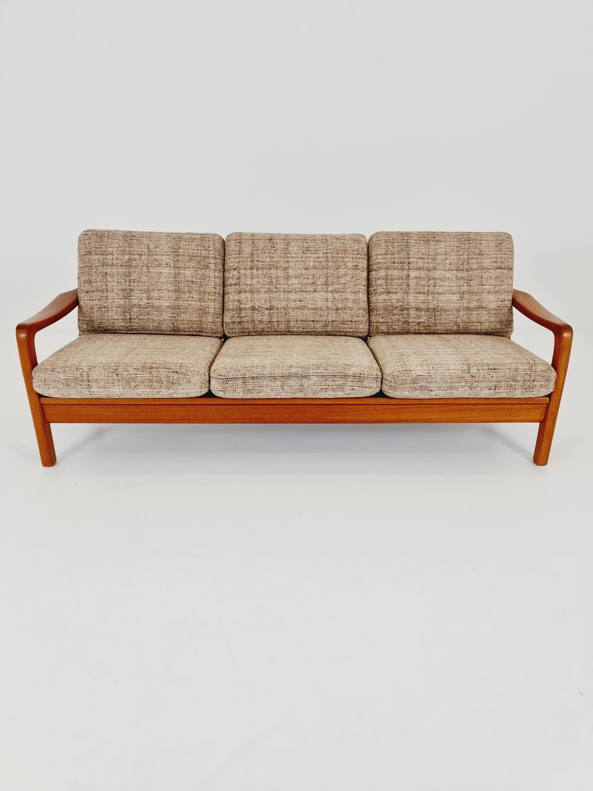 Mid-century Rare Danish teak lounge sofa/ Easy sofa /daybed BY Juul christiansen for JK Denmark , 1960s