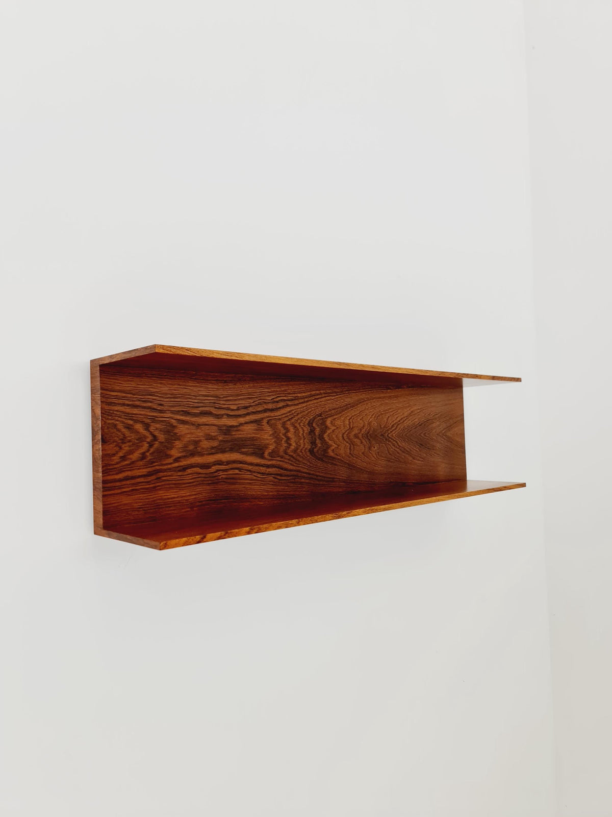 German Rosewood Wilheilm Renz for Walter Renz hanging shelf, 1960s