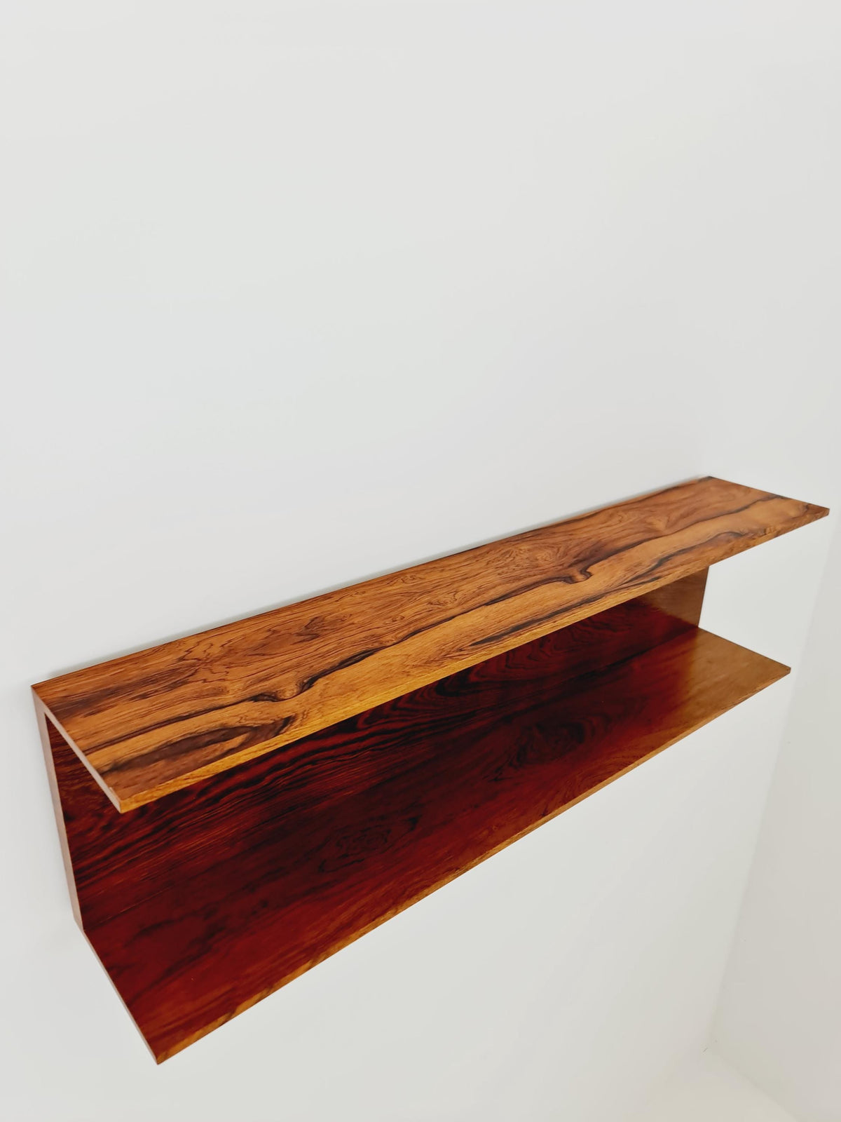 German Rosewood Wilheilm Renz for Walter Renz hanging shelf, 1960s
