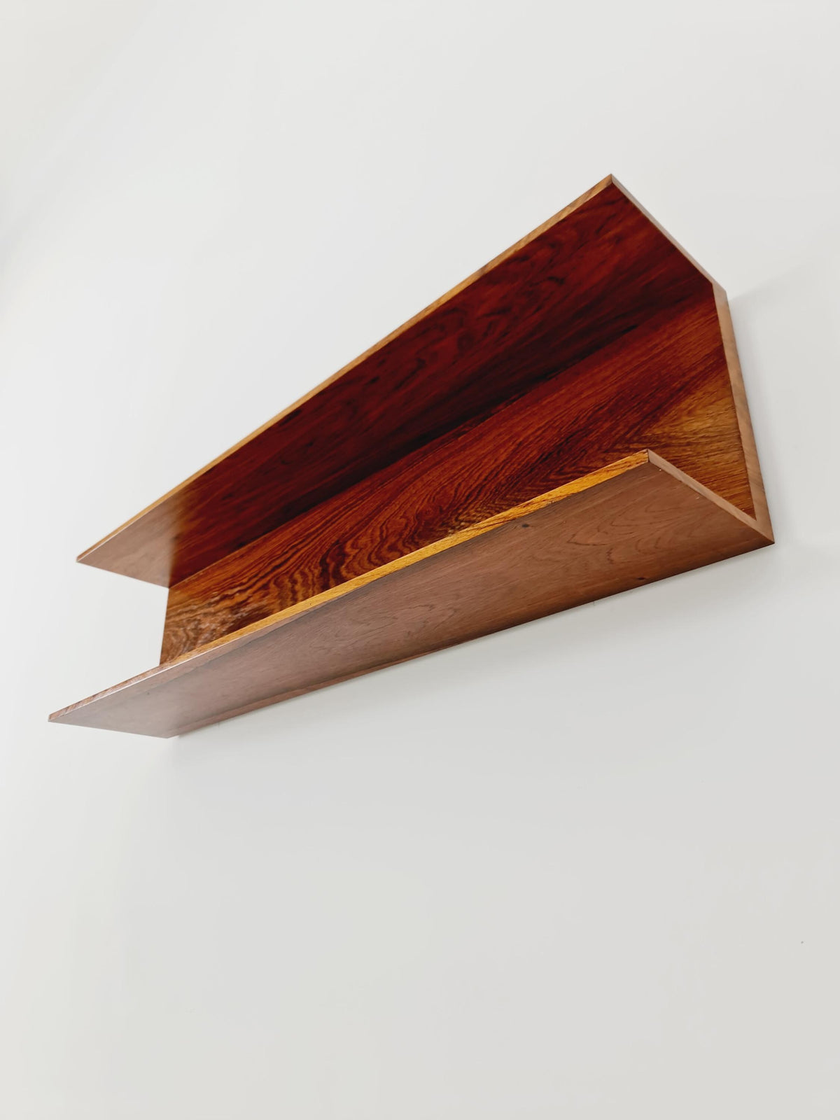 German Rosewood Wilheilm Renz for Walter Renz hanging shelf, 1960s