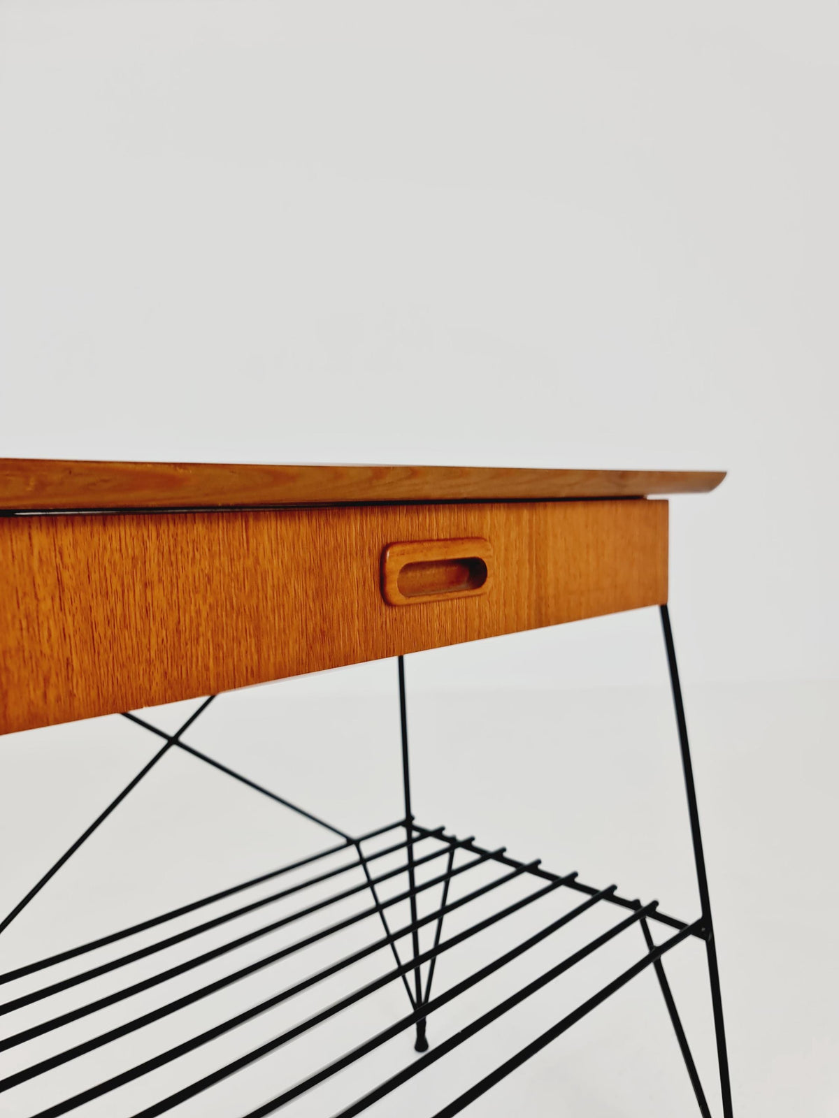 Midcentury swedish teak Vintage Side table/ Bedside table, 1960s