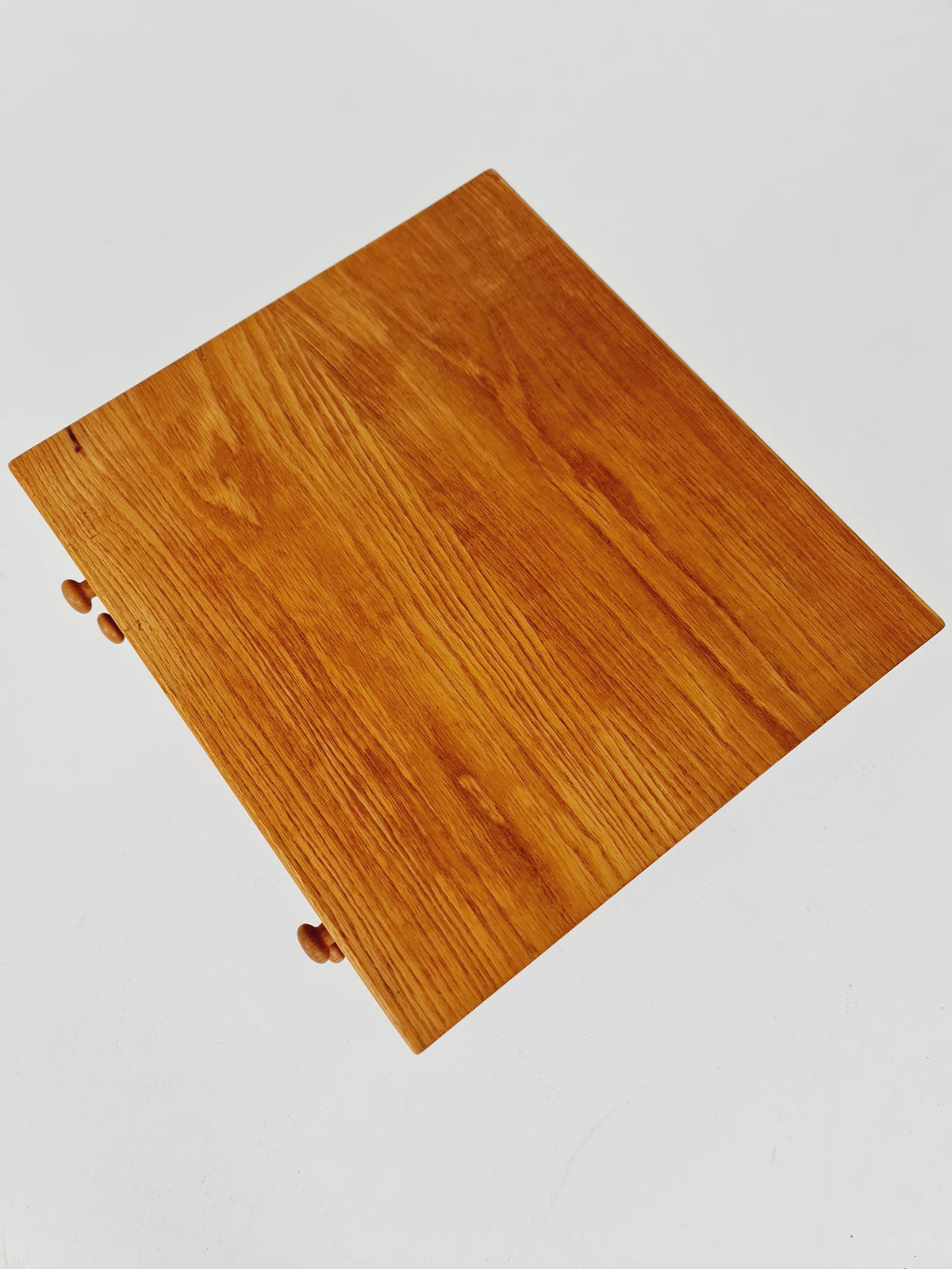 Rare Swedish MidCentury Oak nightstand / bedside table, Designed By Engström Myrstraad Model Casino 1960s