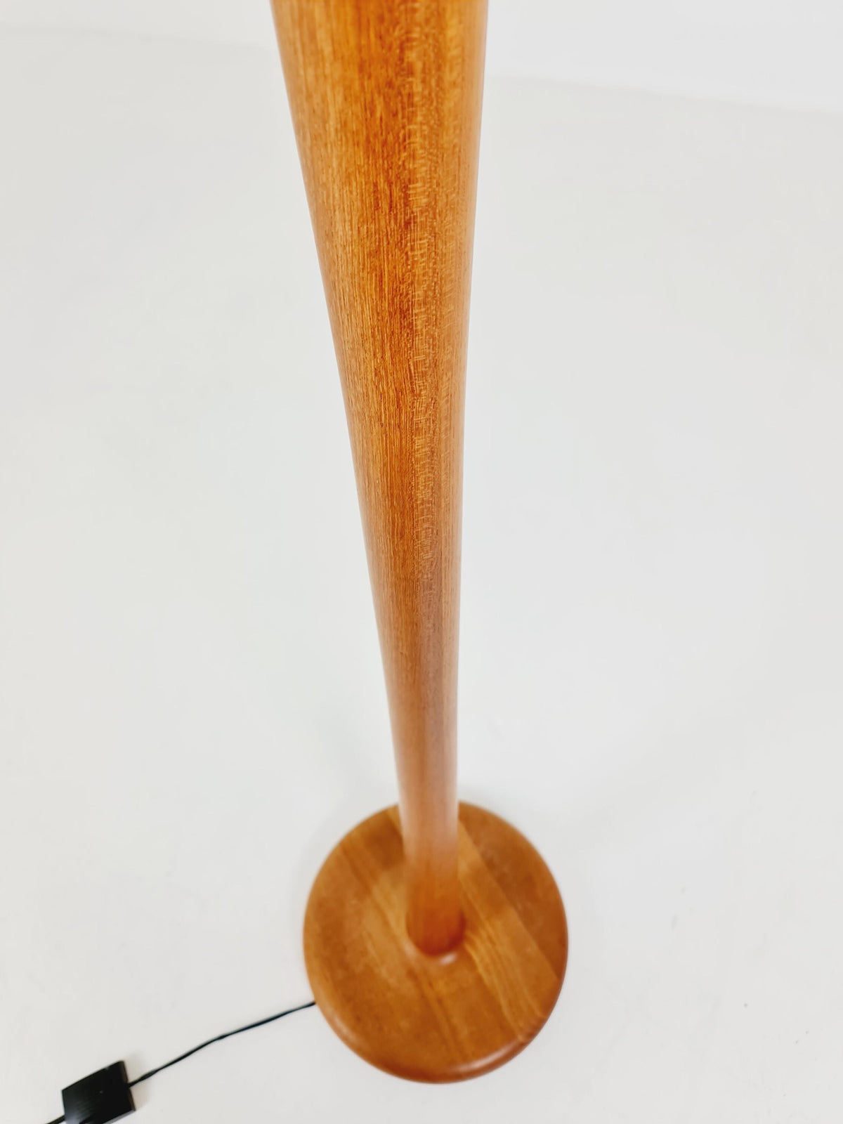 Rare big Midcentury Danish floor lamp by Dyrlund solid teak, 1960s