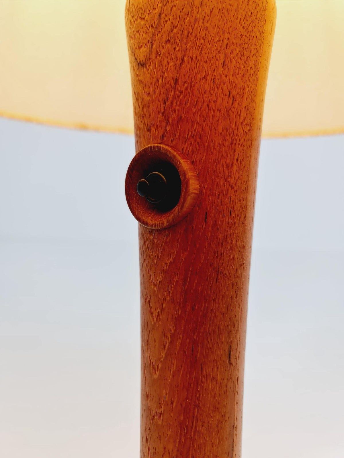 Mid century solid teak table lamp by Dyrlund , 1960s