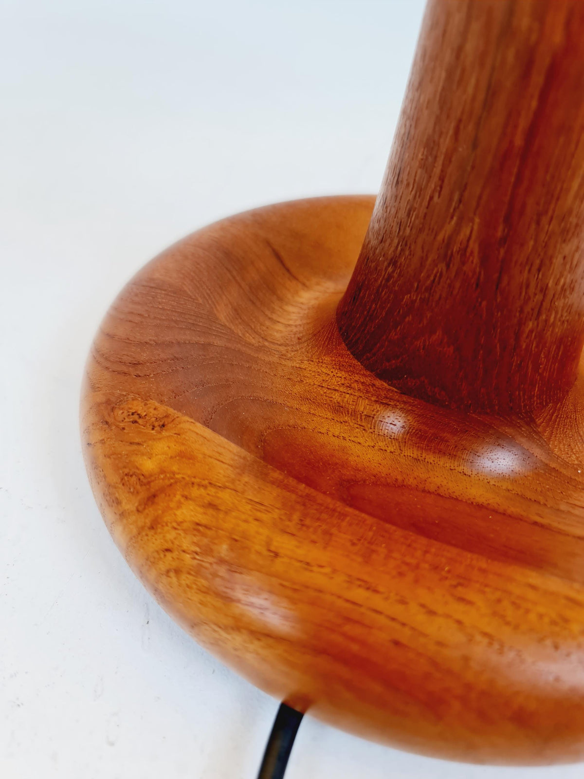 Mid century solid teak table lamp by Dyrlund , 1960s