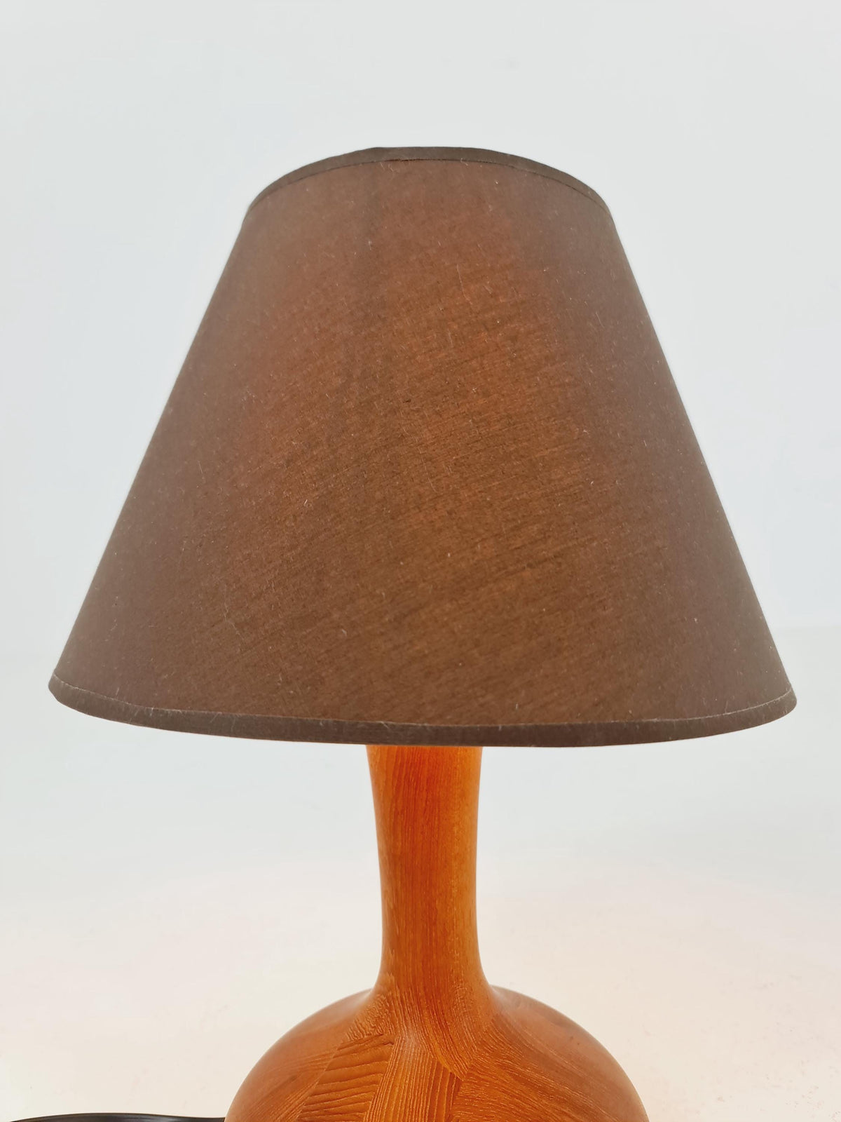 Mid century solid teak table lamp by Domus,1960s