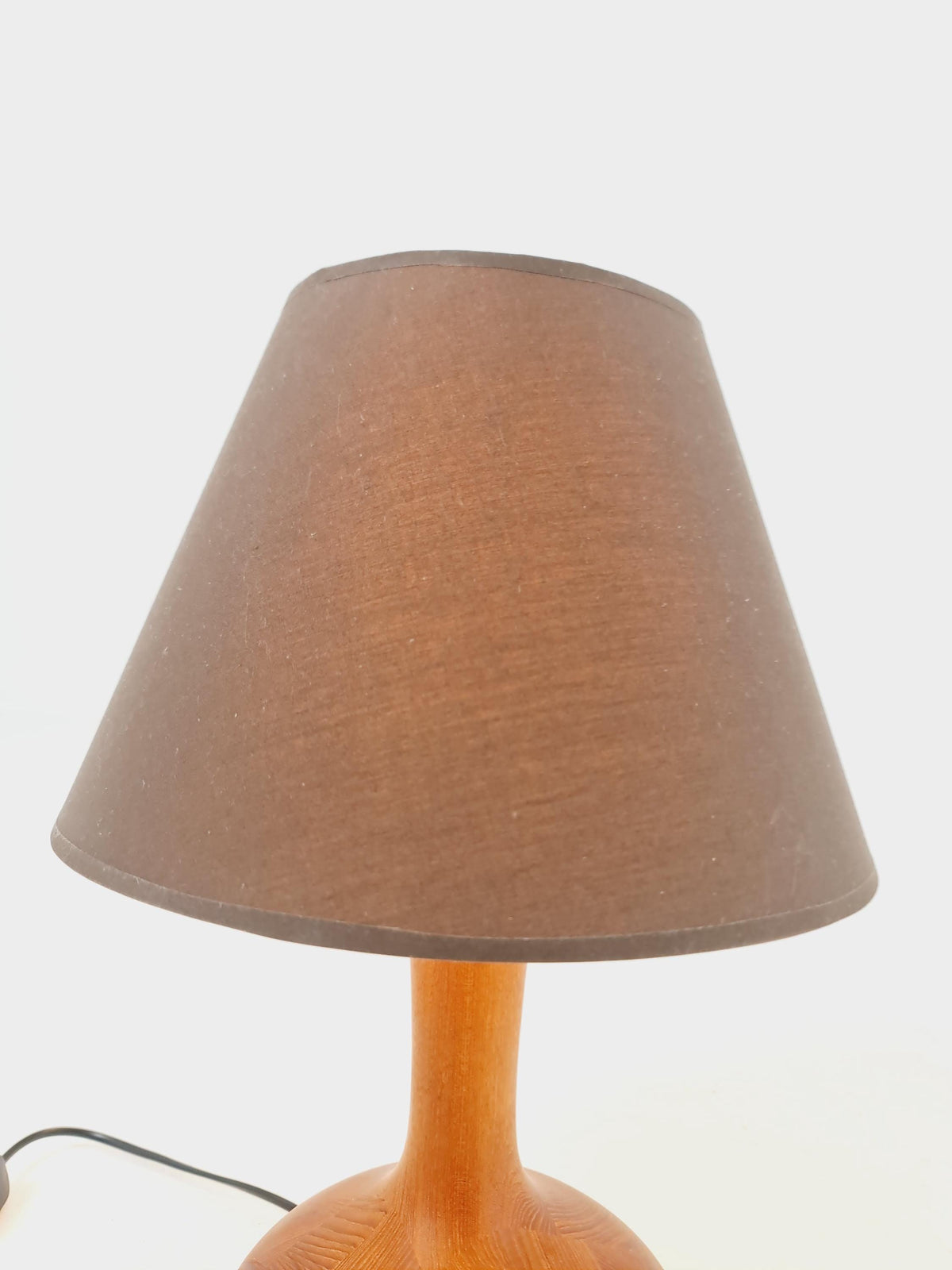 Mid century solid teak table lamp by Domus,1960s