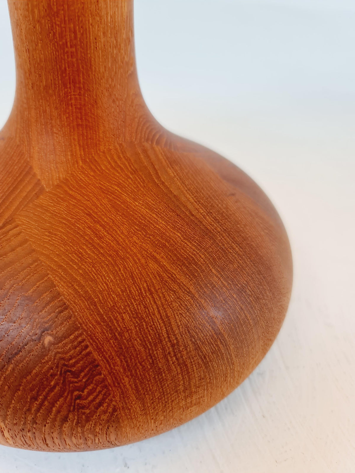 Mid century solid teak table lamp by Domus,1960s