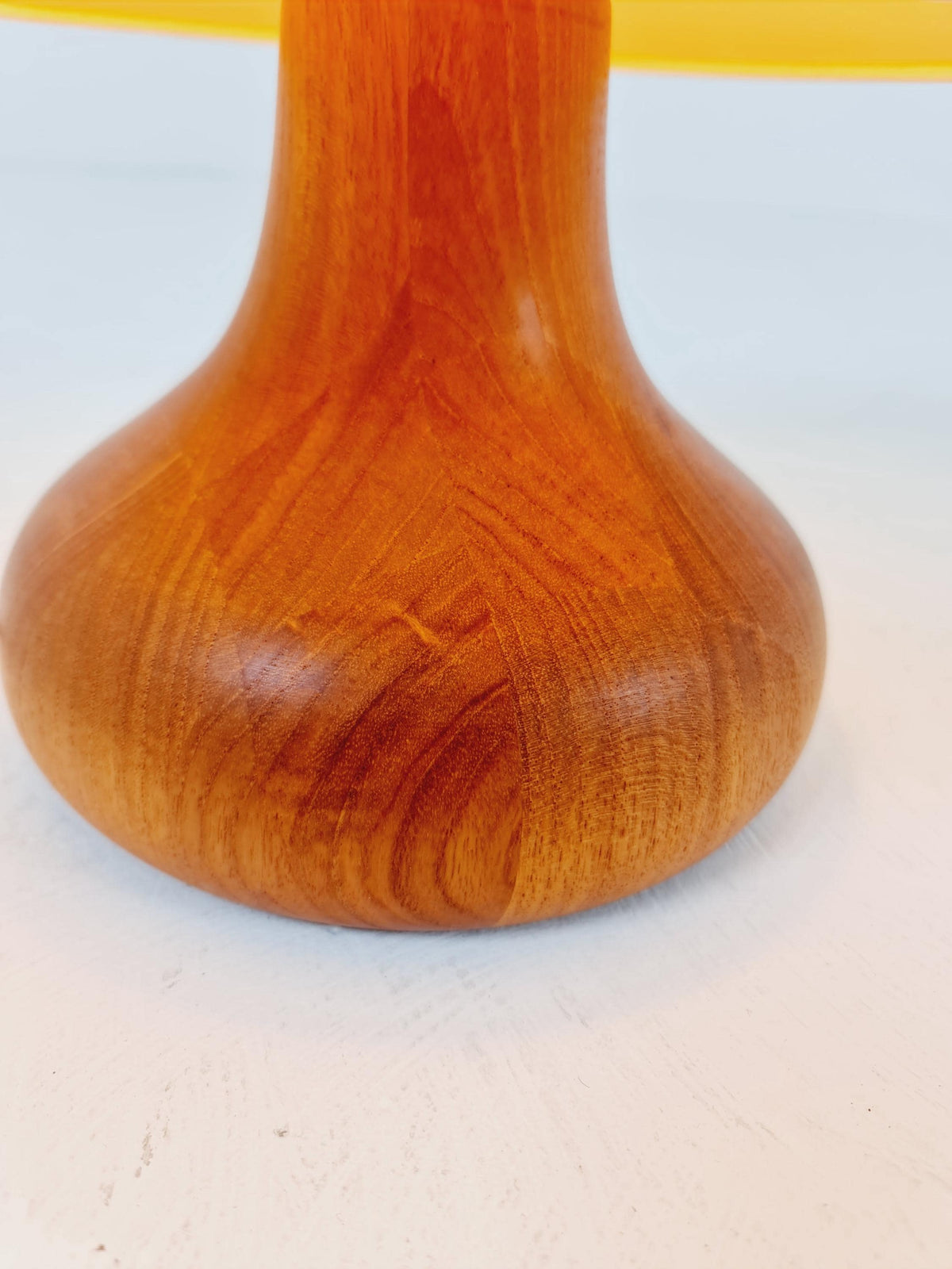 Mid century solid teak table lamp by Domus,1960s