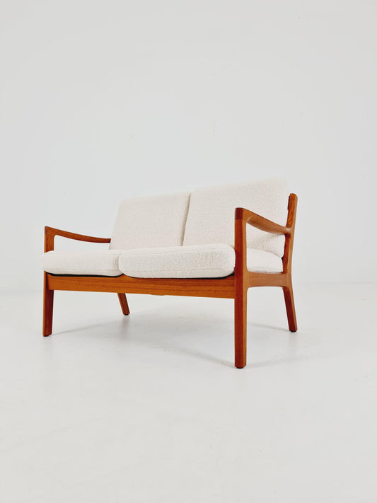 Mid-century Rare Danish teak lounge sofa /Senator Sofa 2 Seater by Ole Wanscher for Peter Jeppesen 1960s