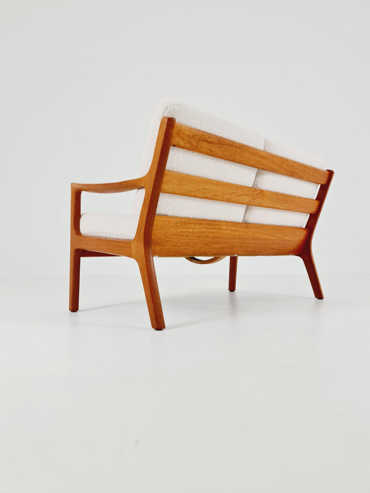 Mid-century Rare Danish teak lounge sofa /Senator Sofa 2 Seater by Ole Wanscher for Peter Jeppesen 1960s