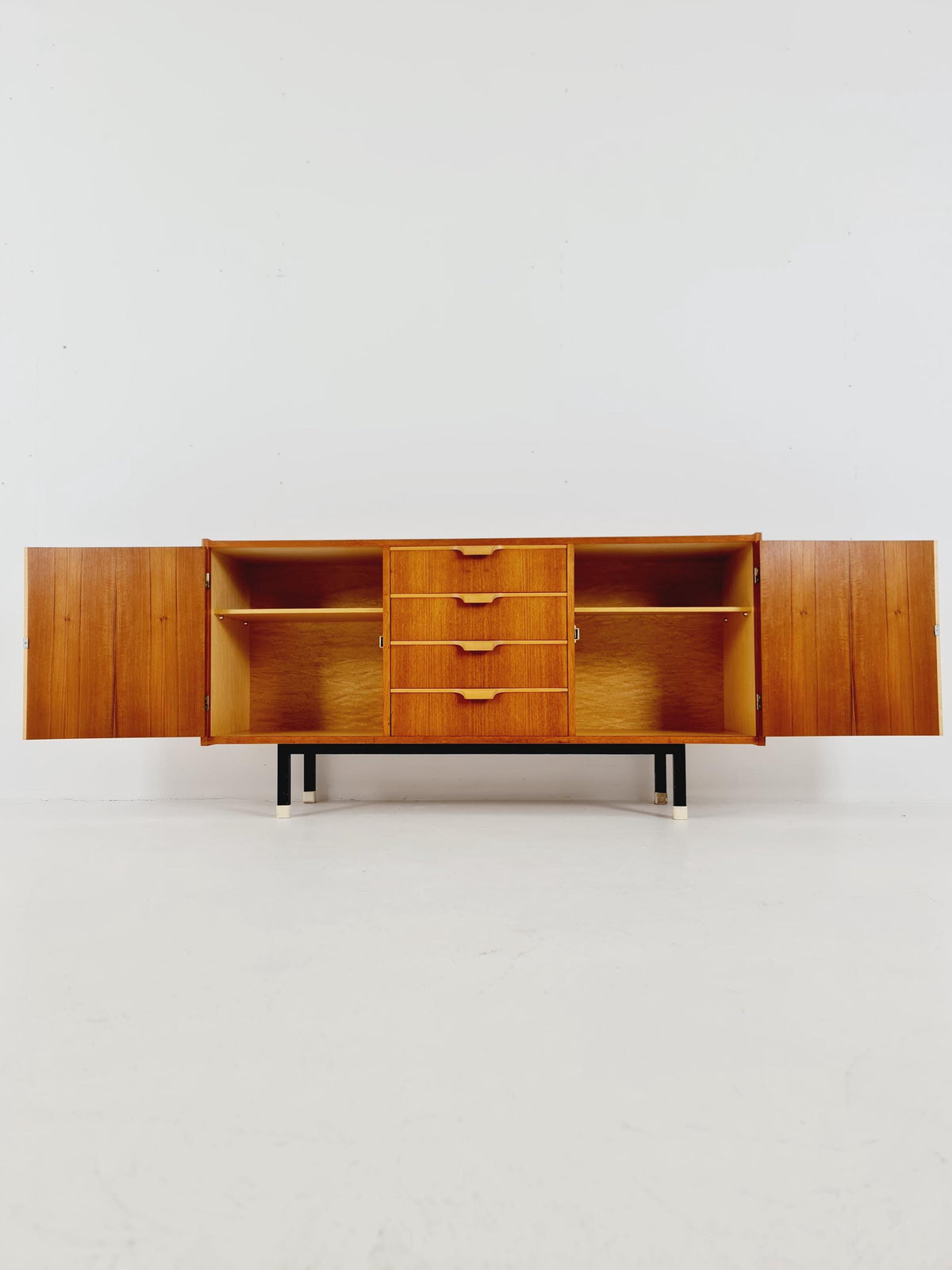 Mid century Modern German teak sideboard by WK möbel, 1960s