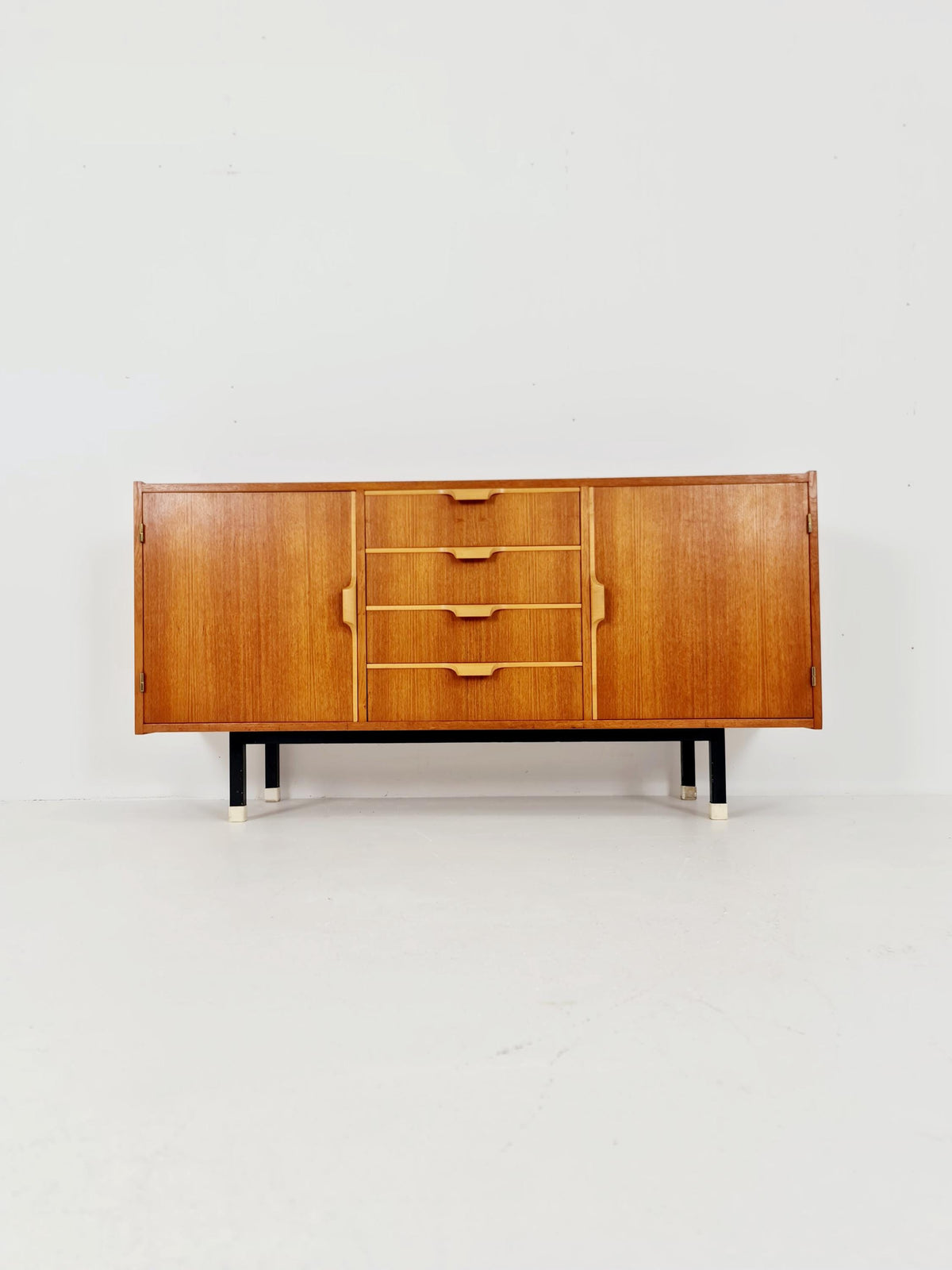 Mid century Modern German teak sideboard by WK möbel, 1960s