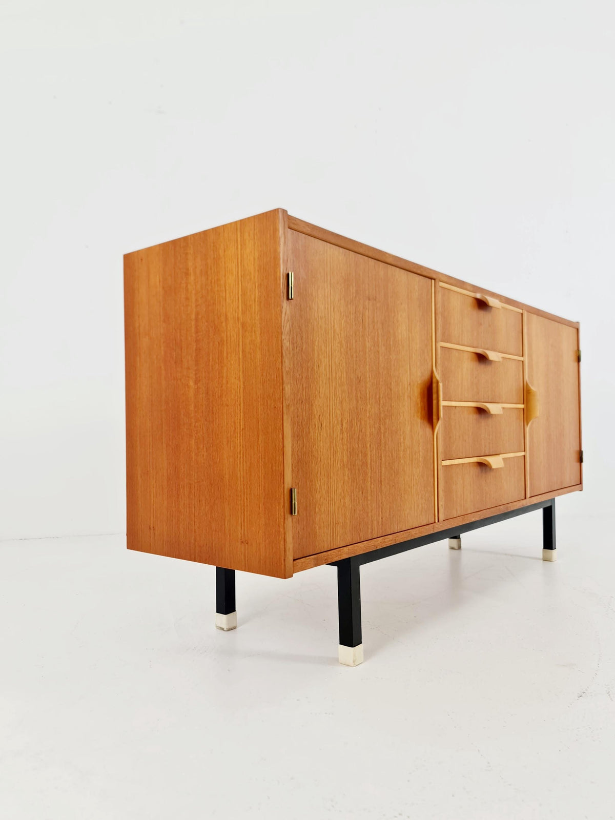 Mid century Modern German teak sideboard by WK möbel, 1960s