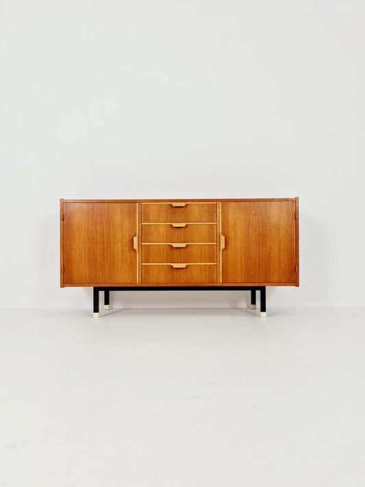Mid century Modern German teak sideboard by WK möbel, 1960s