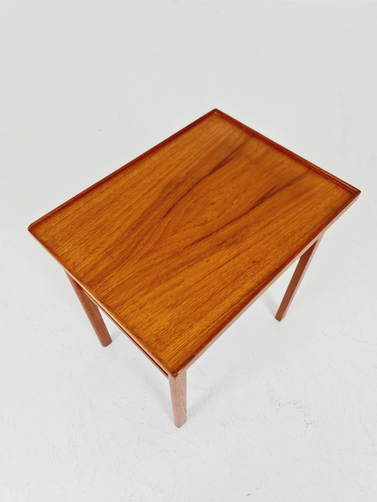 Rare big Midcentury Danish teak Vintage Side table/ Bedside table by AB Emmaboda Möbelfabrik, Denmark, 1960s,