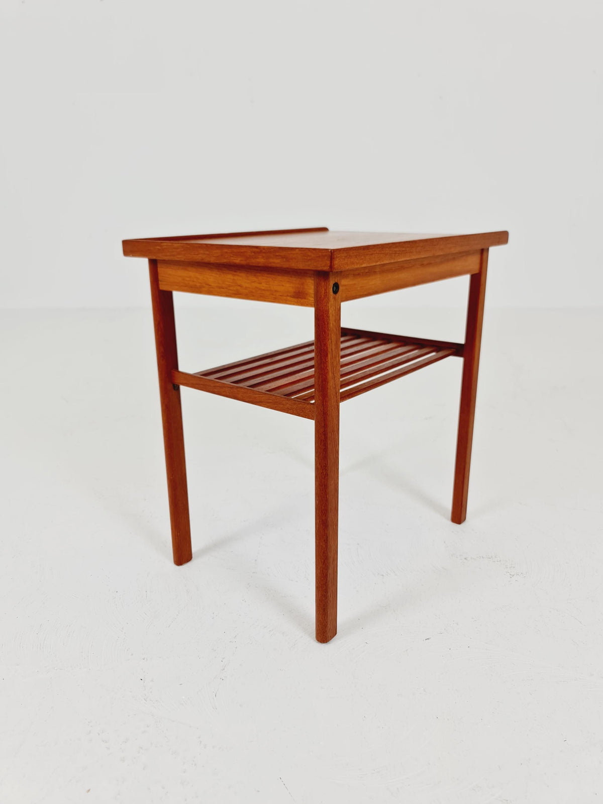 Rare big Midcentury Danish teak Vintage Side table/ Bedside table by AB Emmaboda Möbelfabrik, Denmark, 1960s,