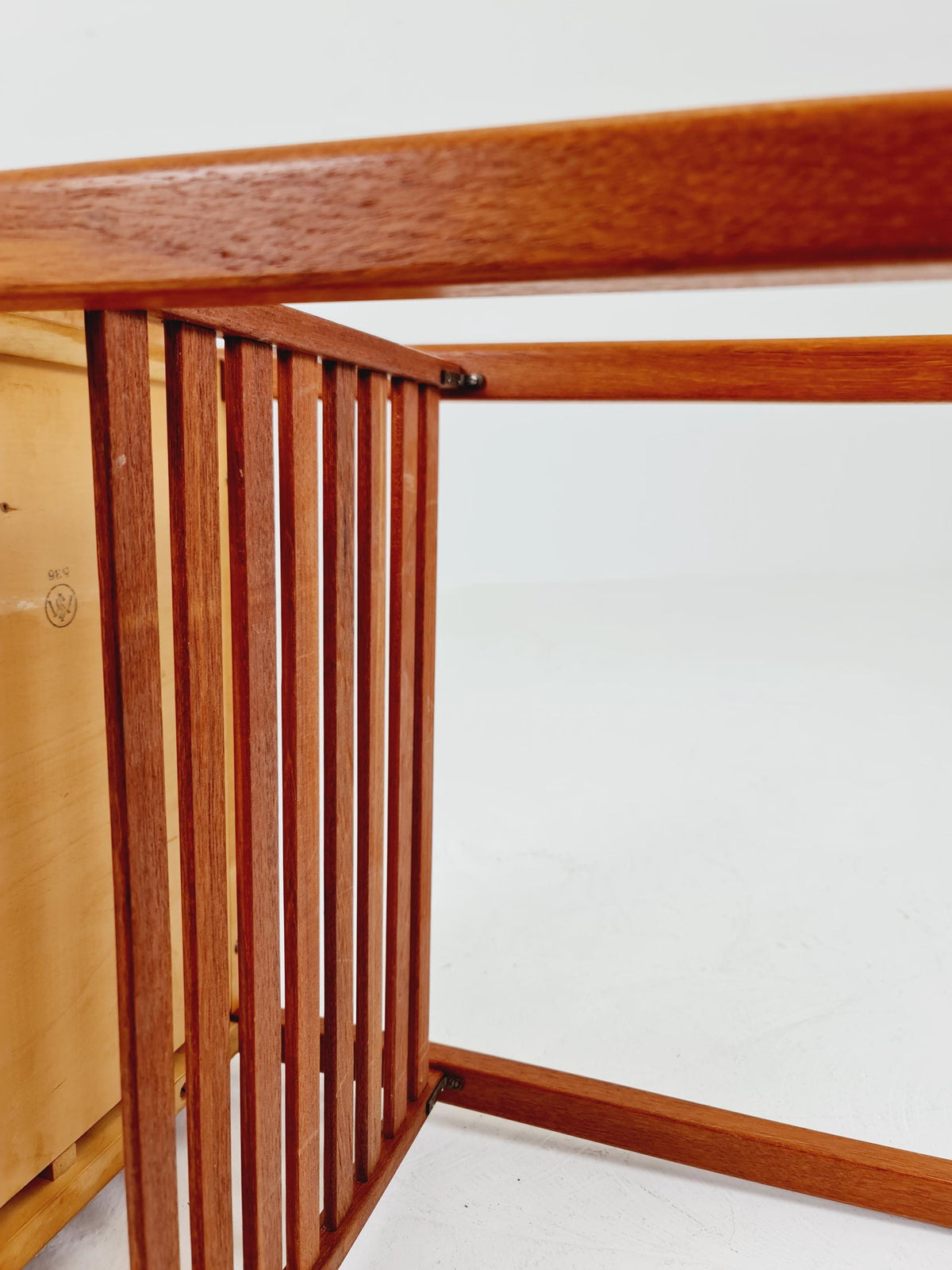 Rare big Midcentury Danish teak Vintage Side table/ Bedside table by AB Emmaboda Möbelfabrik, Denmark, 1960s,