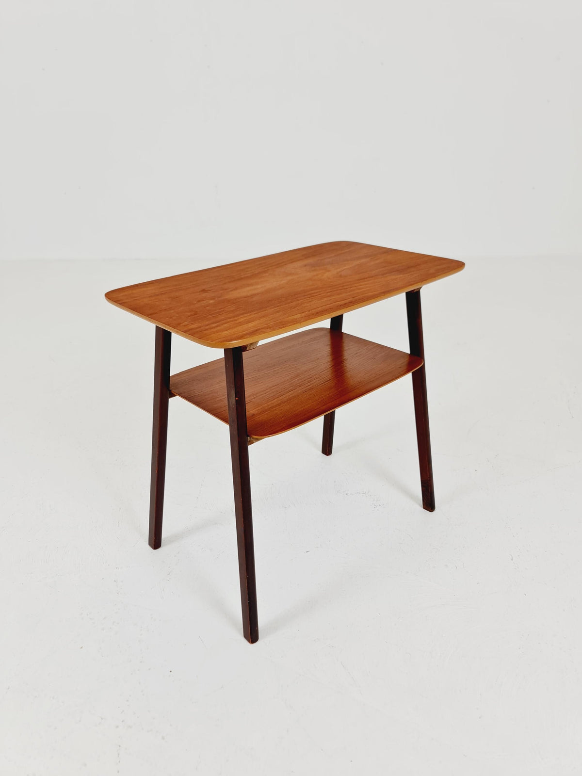 Swedish Mid century Mahogany nightstands, side tables by Albert’s Möbelfabrik, 1960s