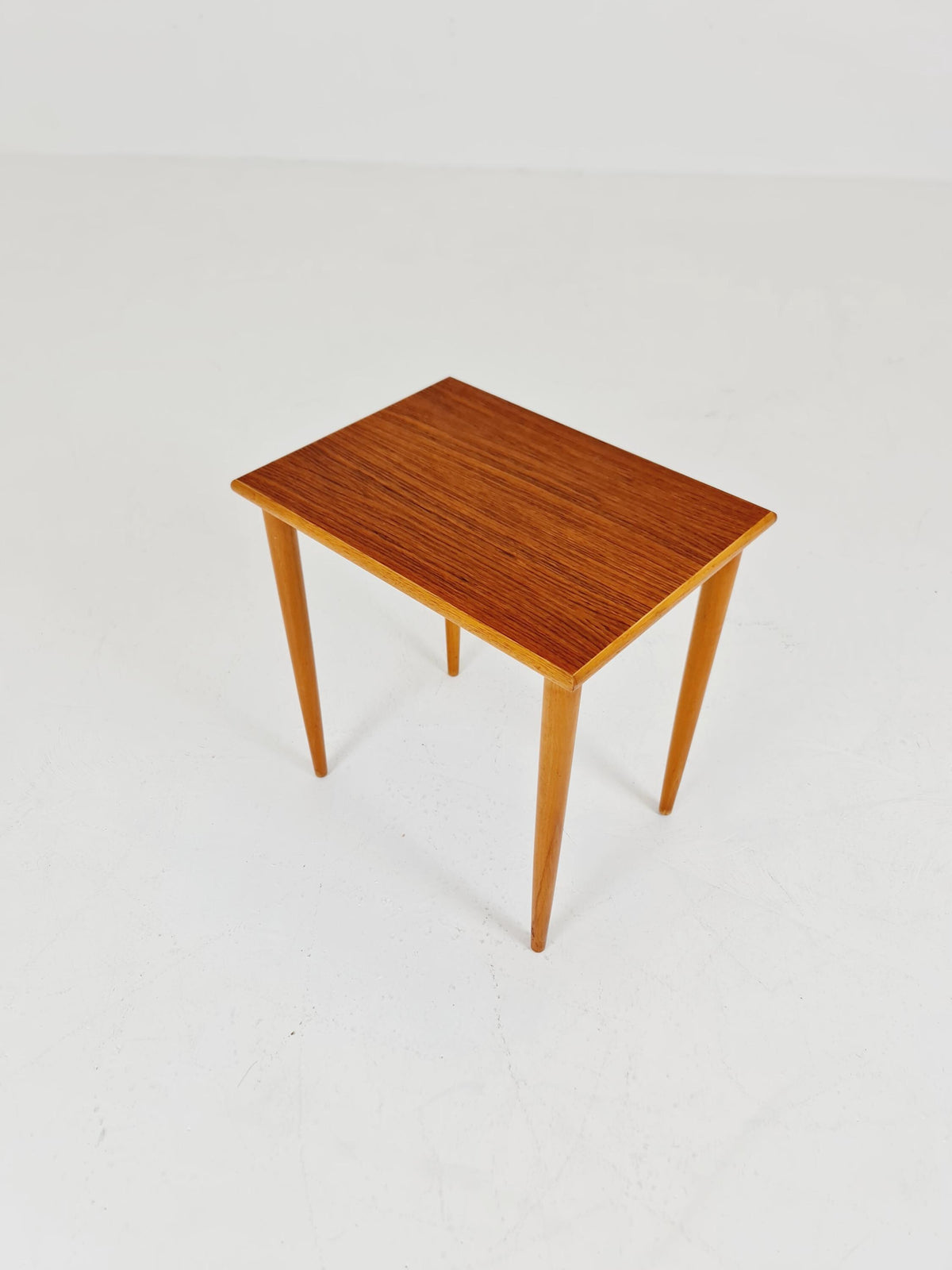 Swedish nightstand / side table teak 1960s