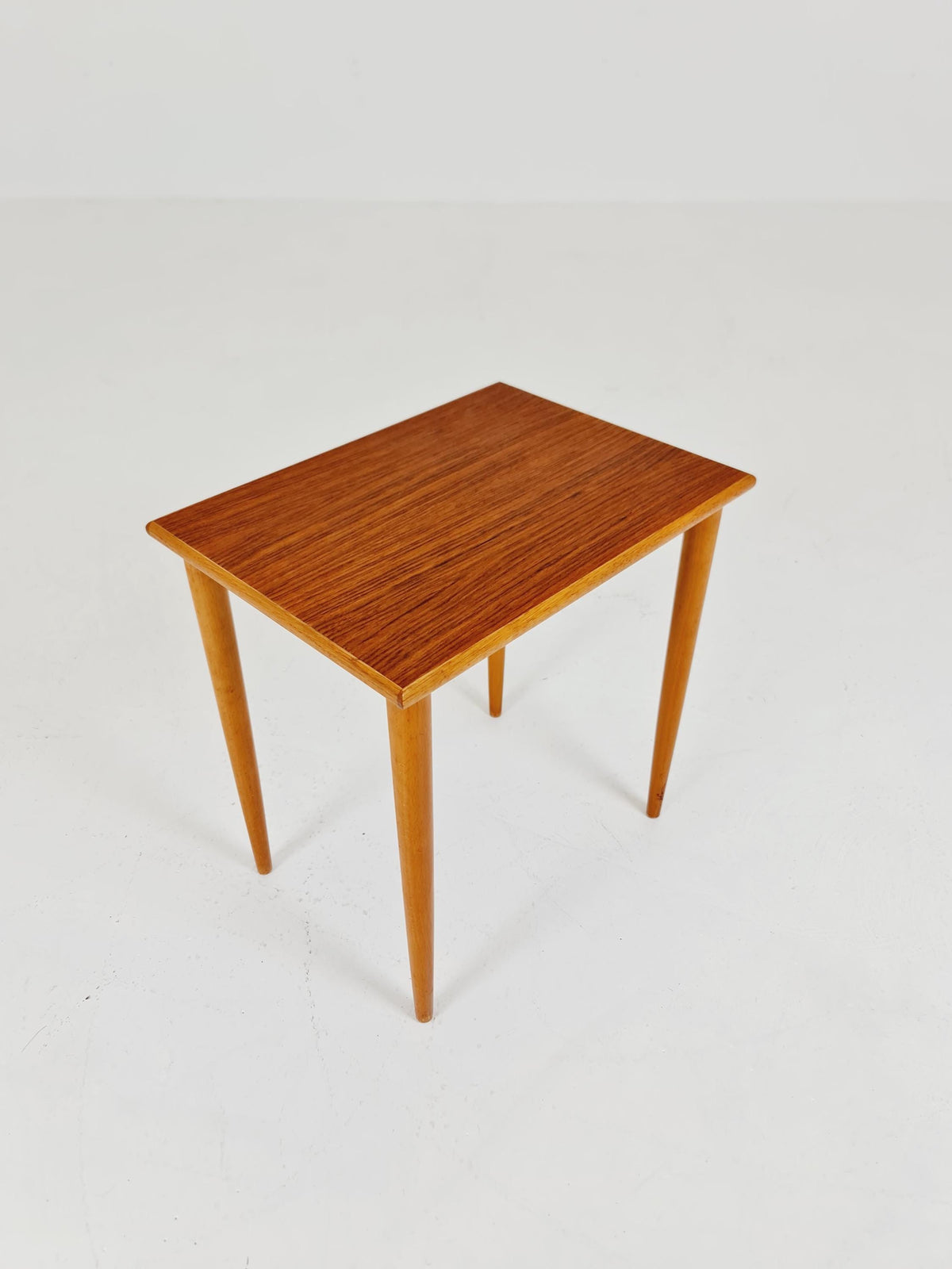 Swedish nightstand / side table teak 1960s