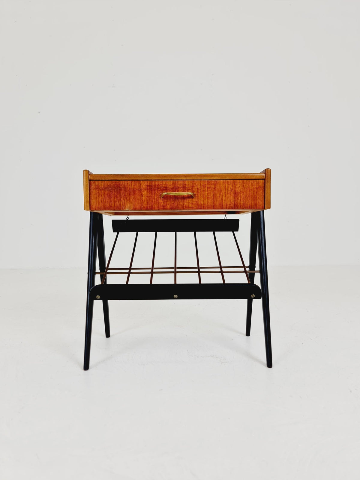 Midcentury Danish teak vintage Side table/ Bedside table/ Night stand, 1960s