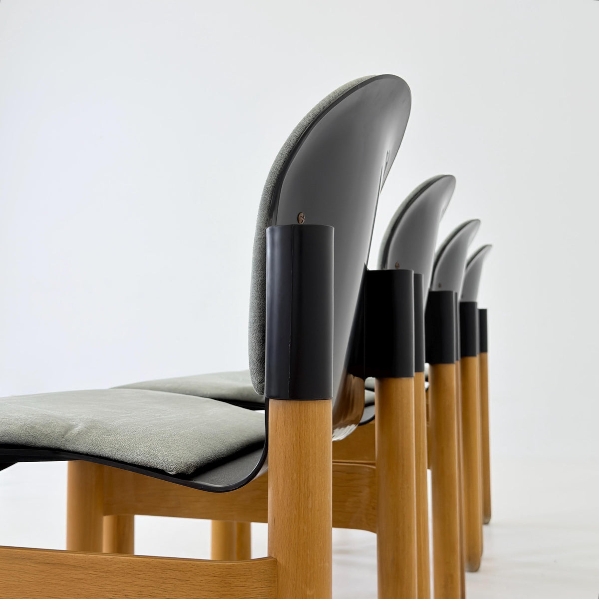 Set of 4 Mid-Century Flex Chairs by Gerd Lange for Thonet, 1970s, West Germany