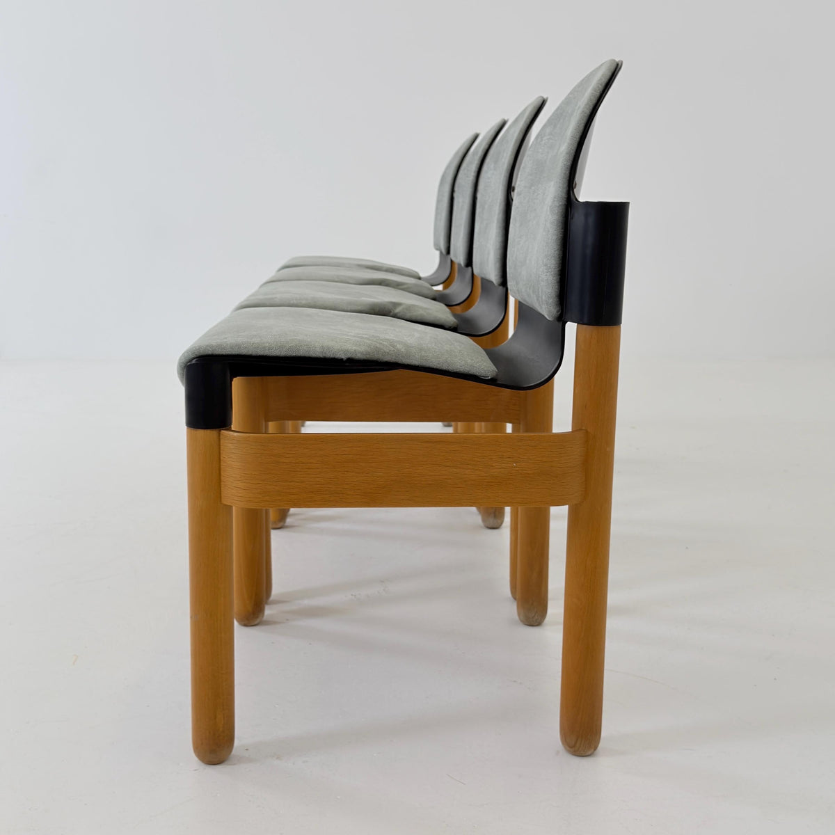 Set of 4 Mid-Century Flex Chairs by Gerd Lange for Thonet, 1970s, West Germany